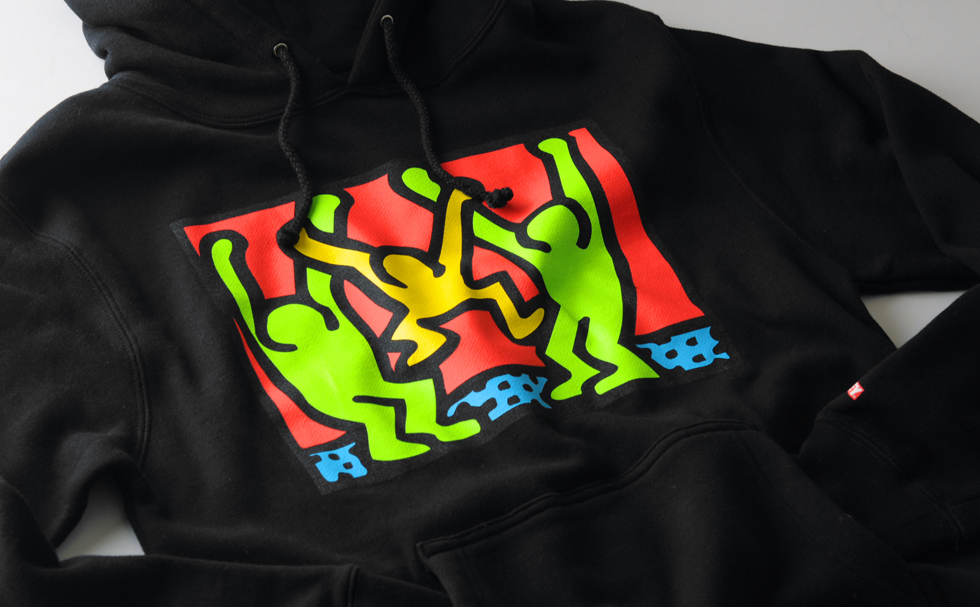 Keith Haring x OBEY Collab Hooded Jumper