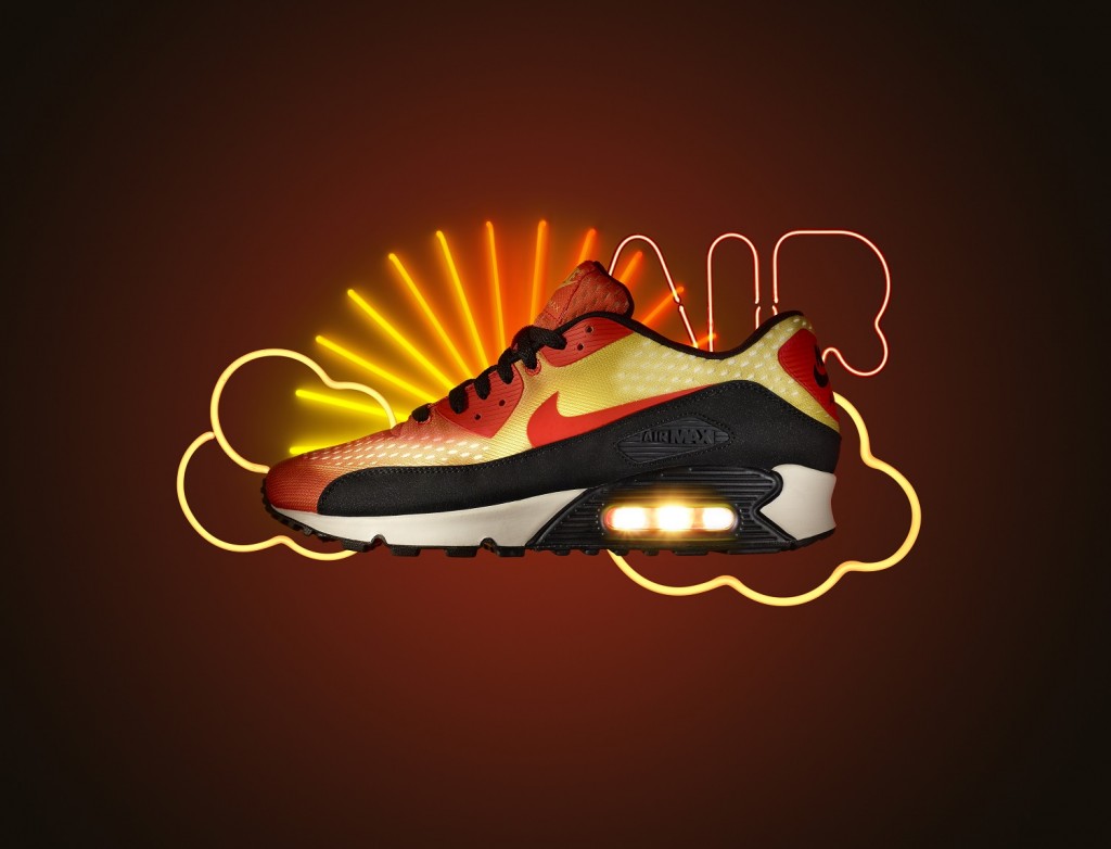 Nike Air Max 90 Engineered Mesh 'Sunset' collection