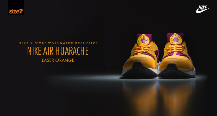 Nike Air Huarache 'Laser Orange'- size? Worldwide Exclusive