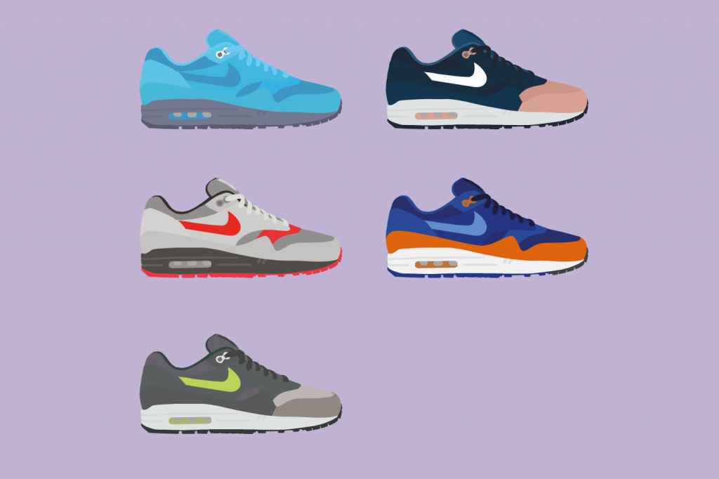 Illustrator The Lime Bath Ronnie Fieg works Nike Air Max 1 The Daily Street 001
