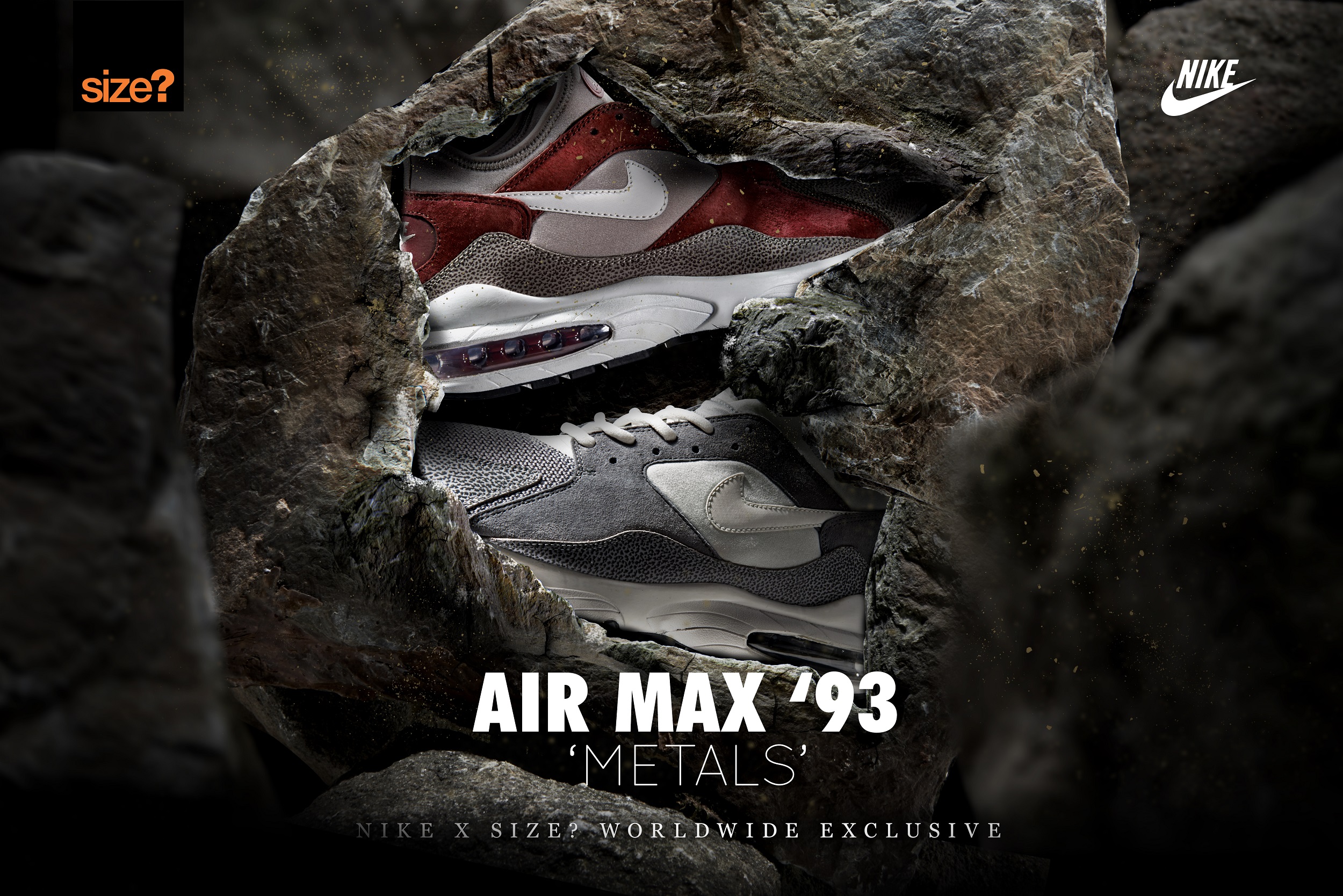 Nike Air Max 93 'Metals' - size? Worldwide exclusive