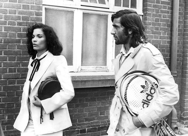 Bianca Jagger with Ilie Nastase