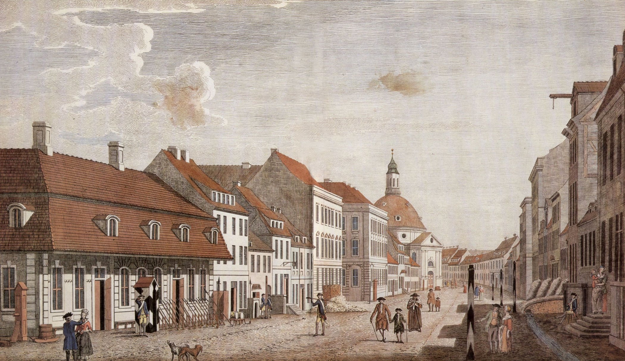 siftingthepast_wall-street-with-bohemian-church_johann-georg-rosenberg_1776
