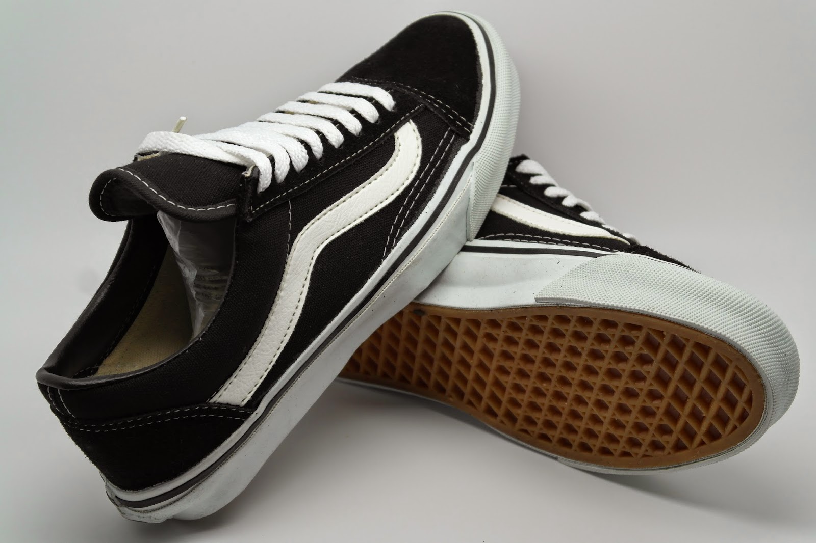vintage vans style #36 old skool black suede canvas made in usa niREb 7 (6)