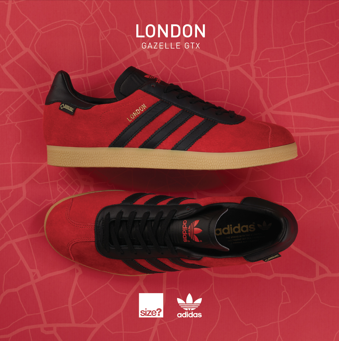 adidas Originals Gazelle GTX Cities 'London' - size