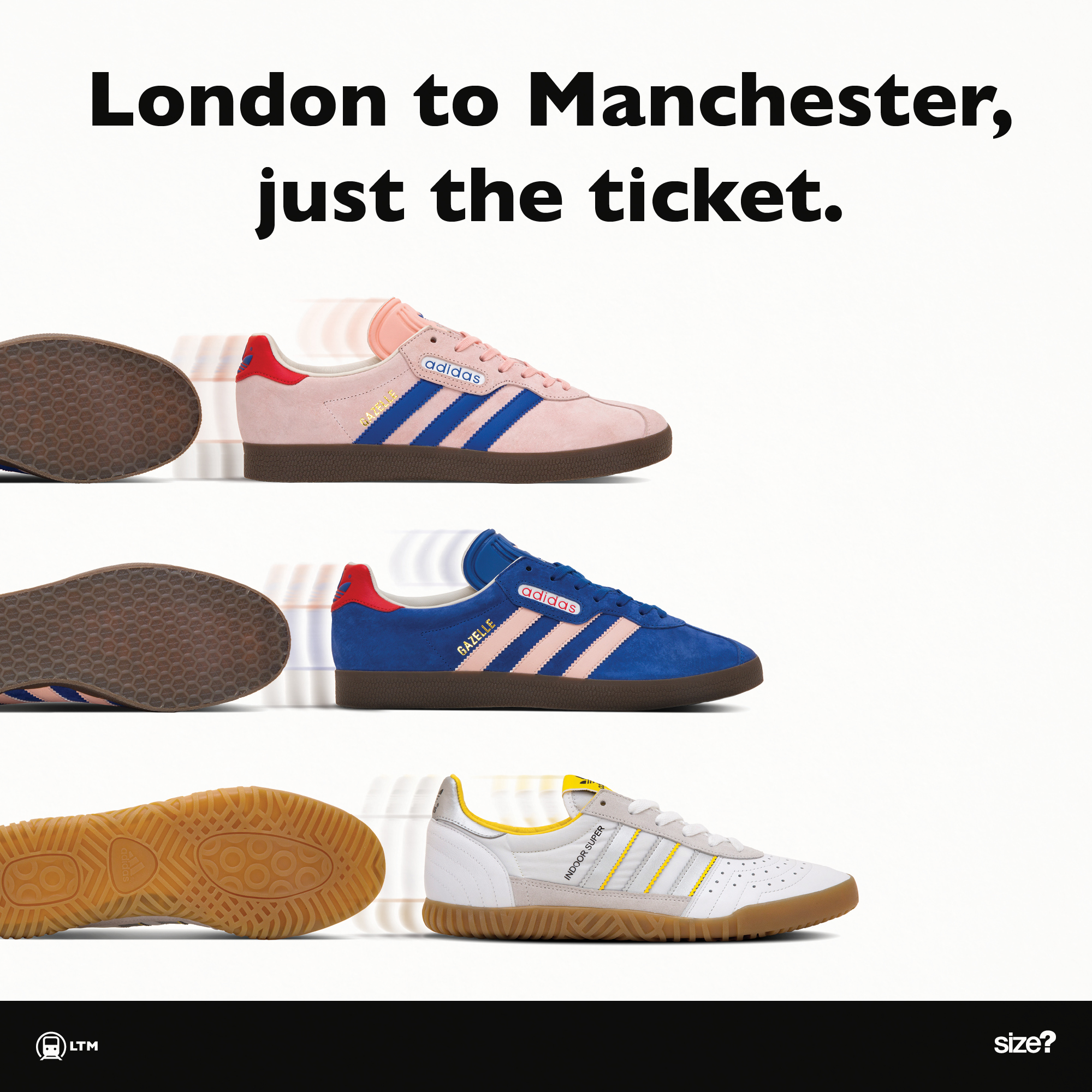 adidas Originals Archive 'London to Manchester' - size