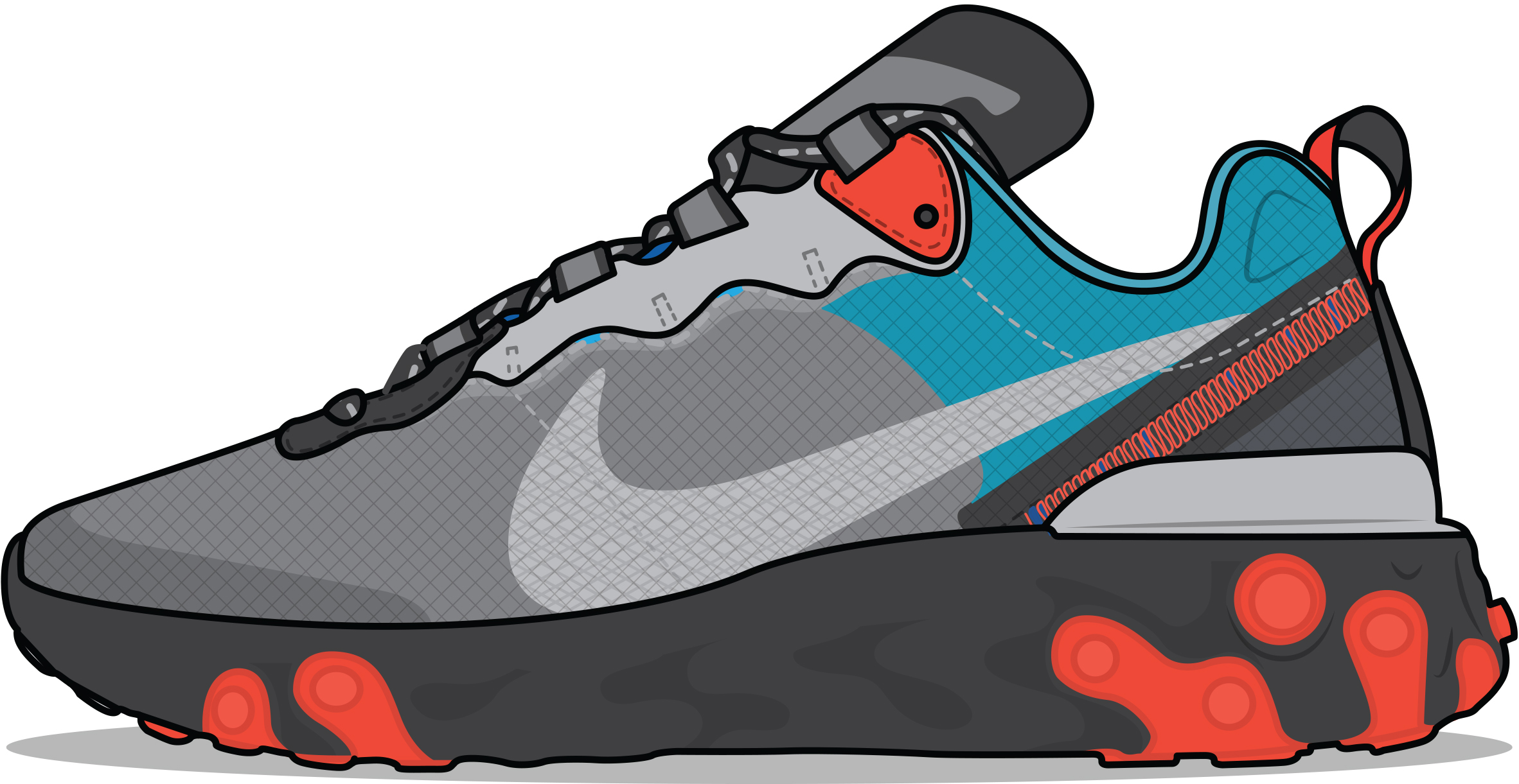 The nike Element React in a new colourway