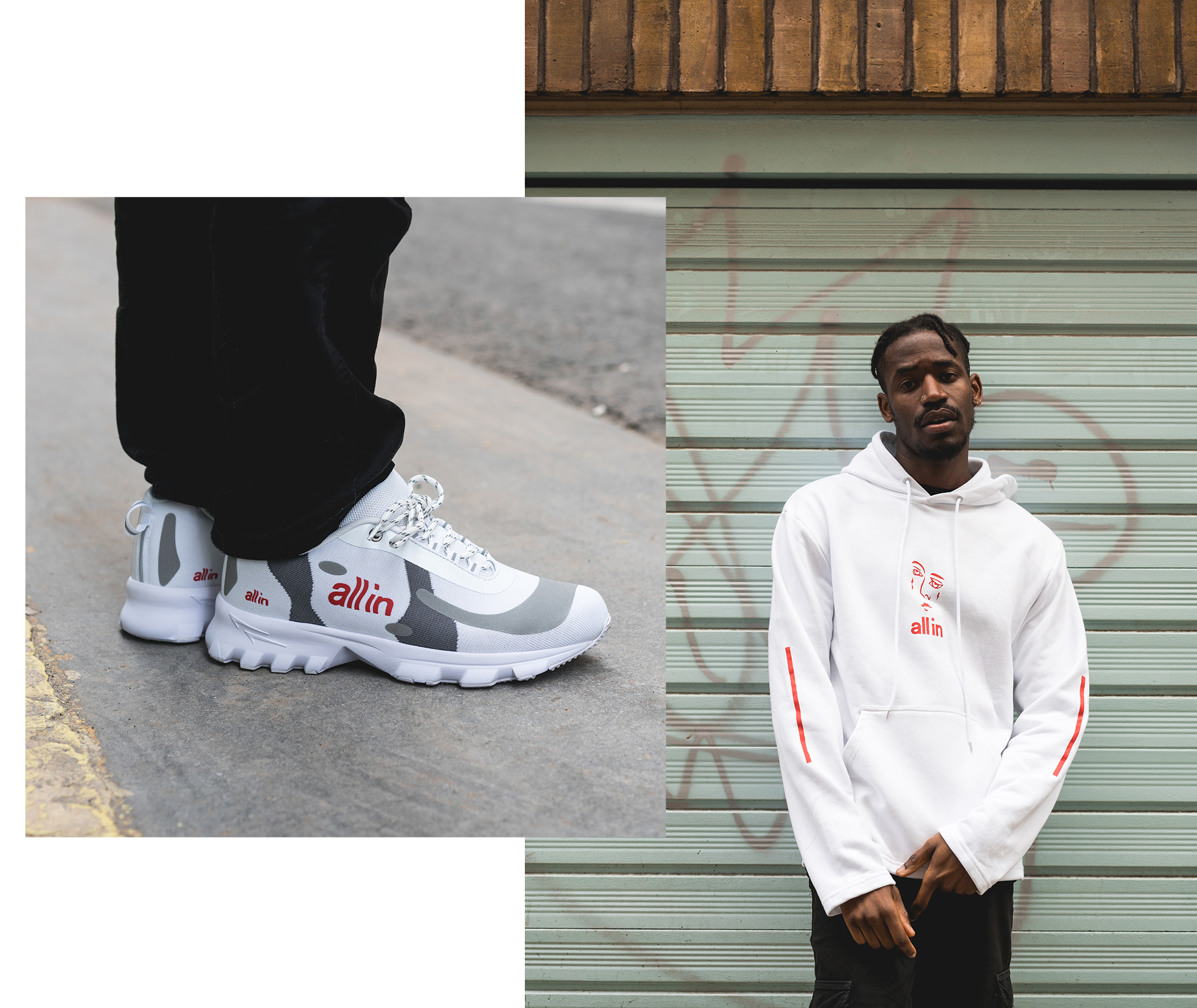 The latest collection from Montreal brand All In, featuring the Yokoama sneaker