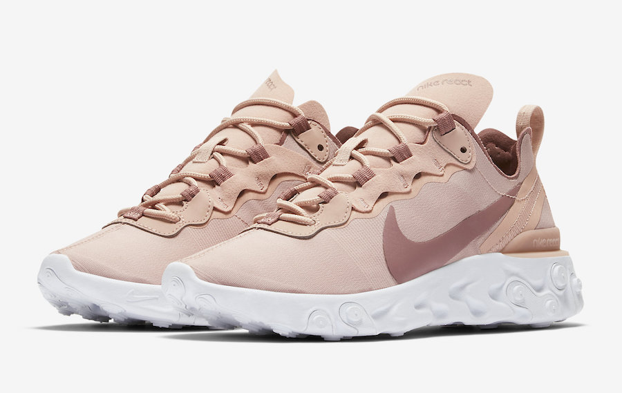 Nike React Element 55 Particle Beige 