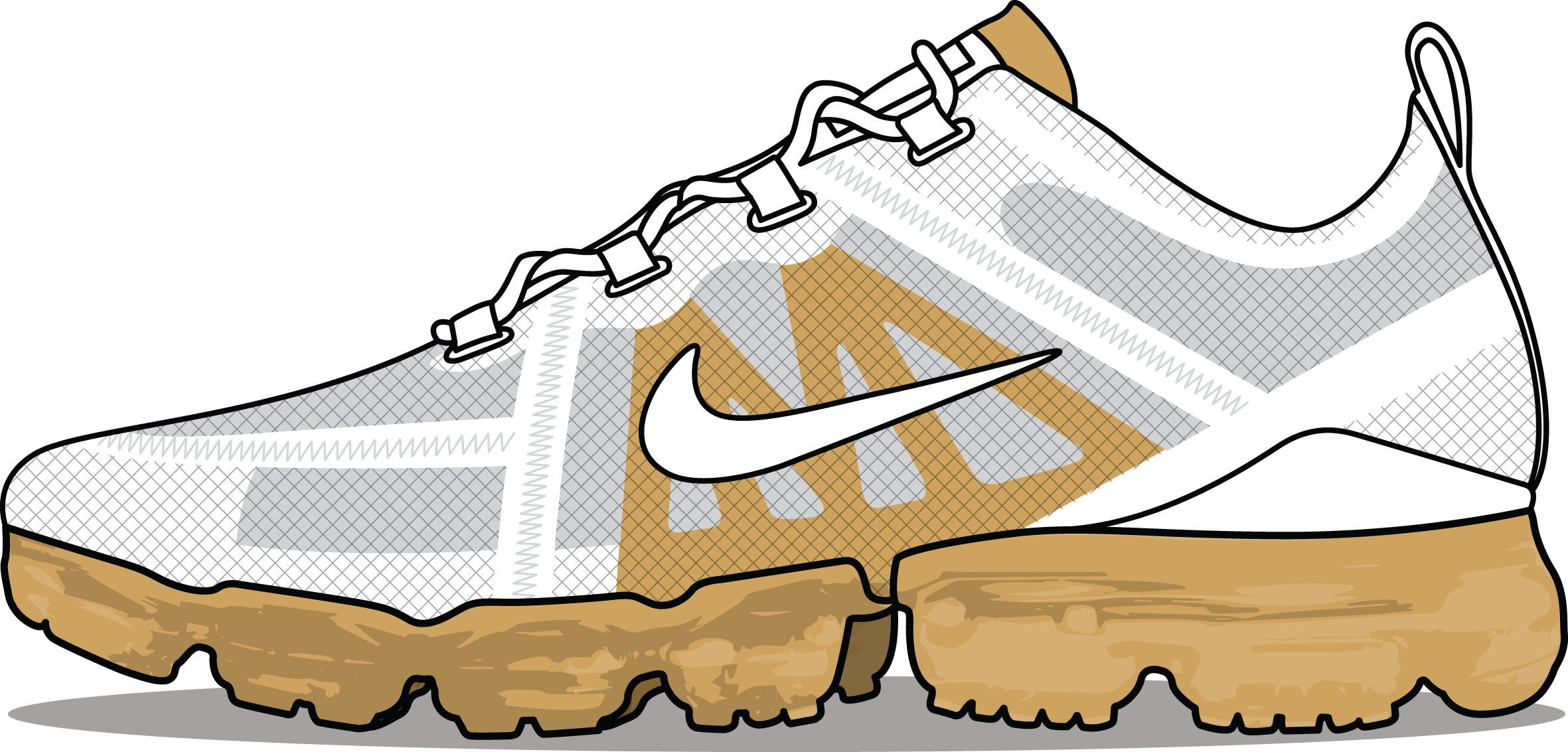 Nike Air VaporMax 2019 'White/Gold'