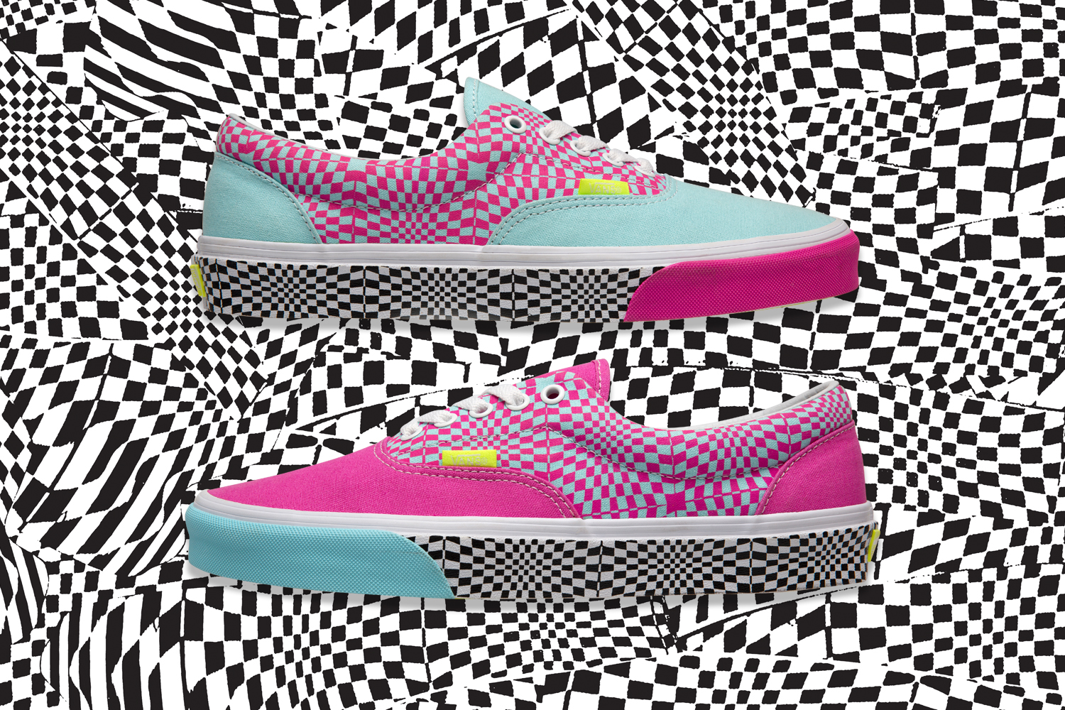 【Vans Era】 Warped Check (Women's) Vans Era 'Warped Check' - size? Exclusive - size? blog