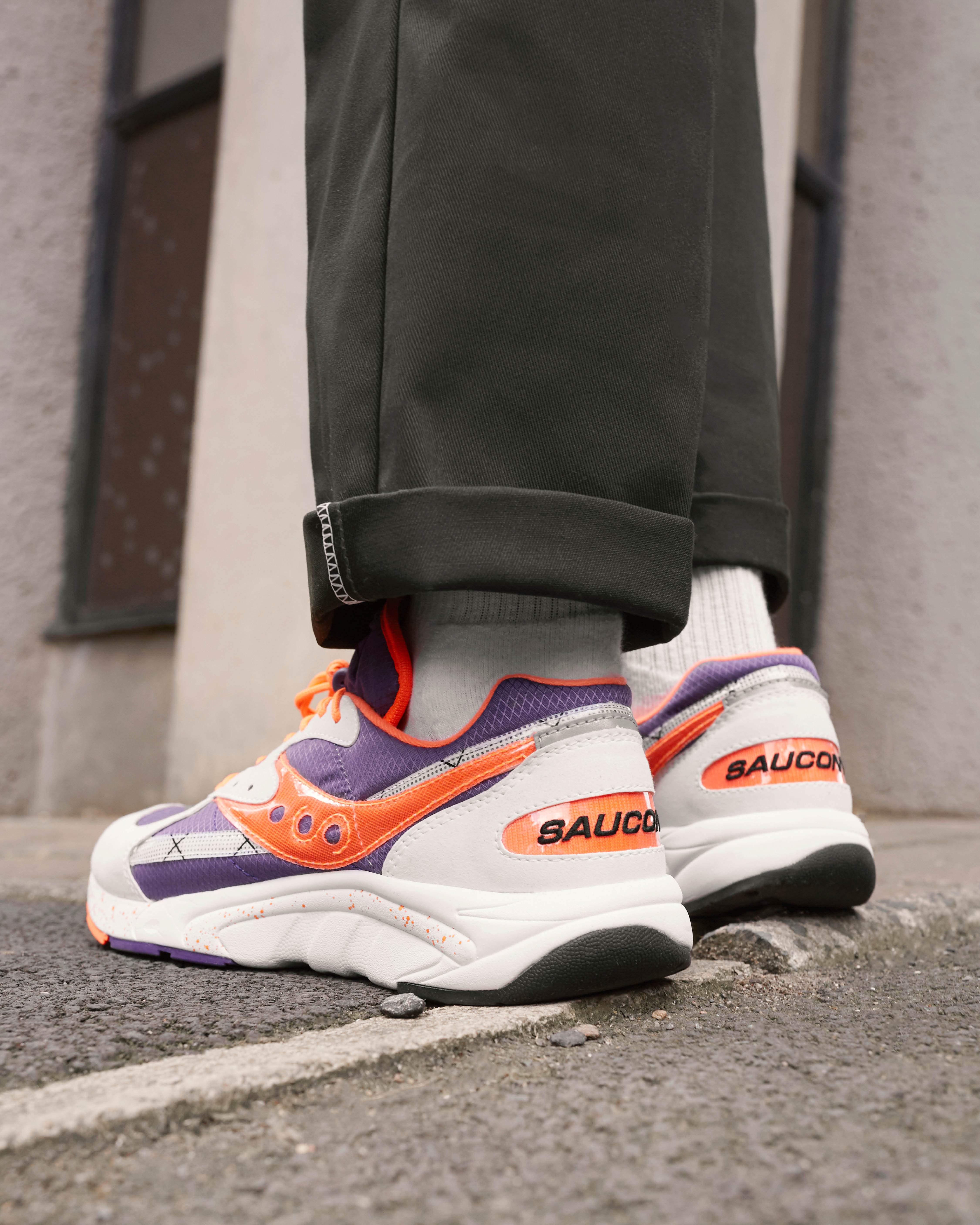 Saucony Aya White Purple