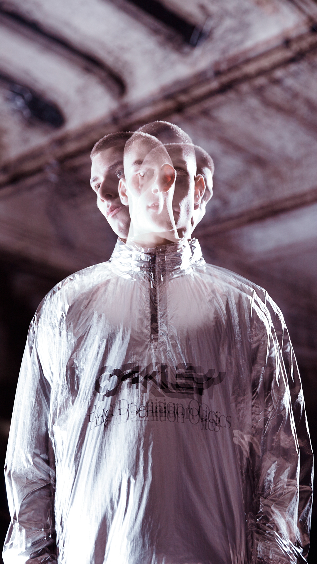 Oakley HDO Collection Silver Half Zip multi shot