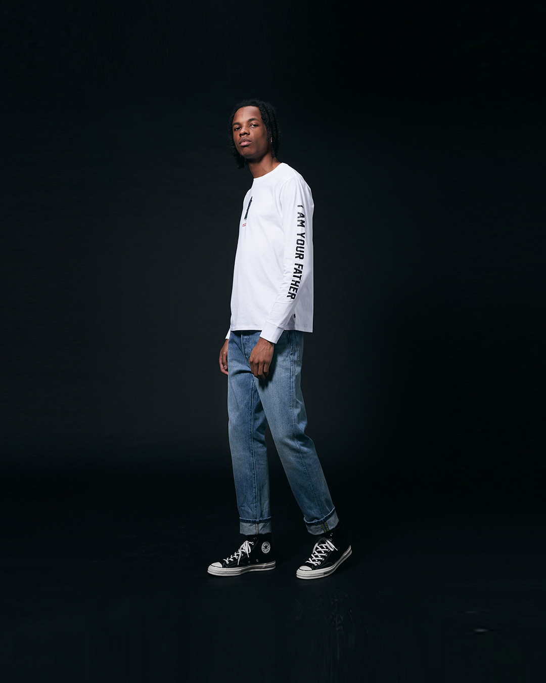 Star Wars Long Sleeve Darth Vader Tee Arm Detail