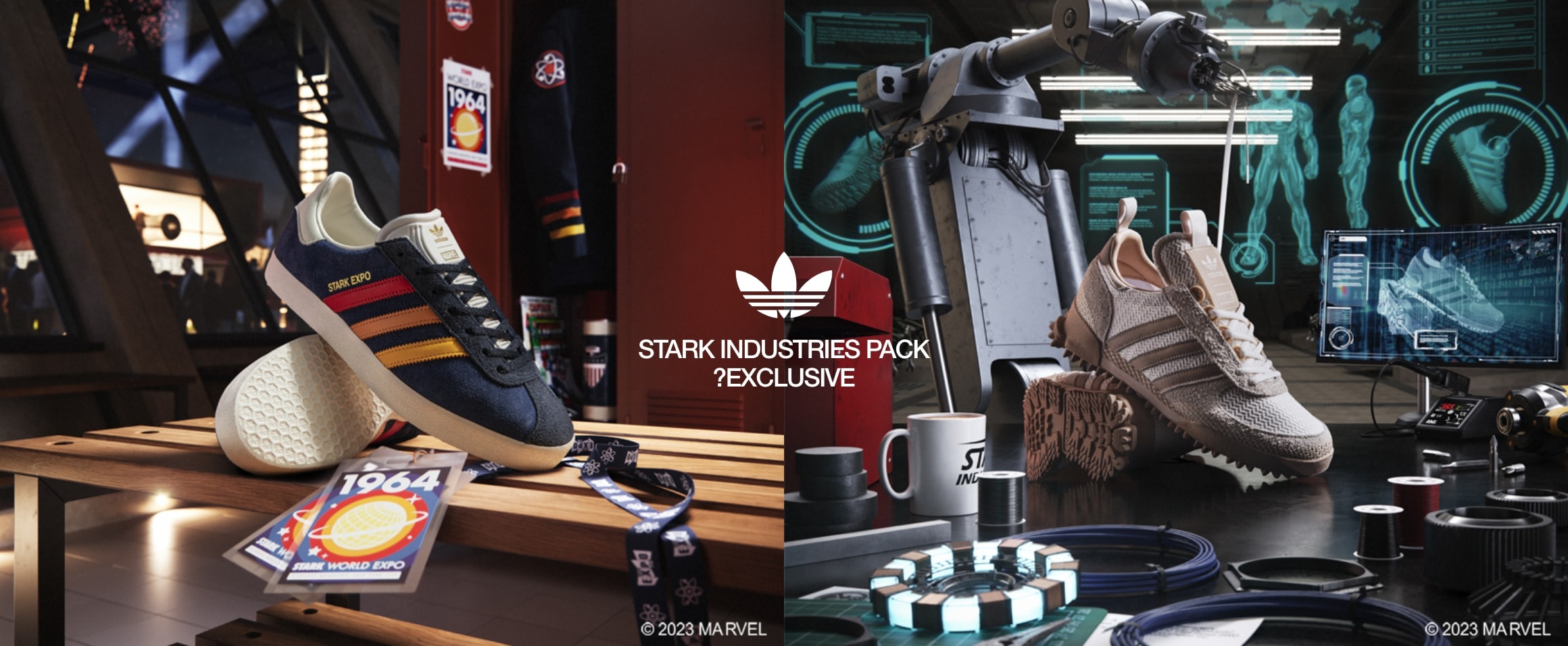 stark industries adidas shoes