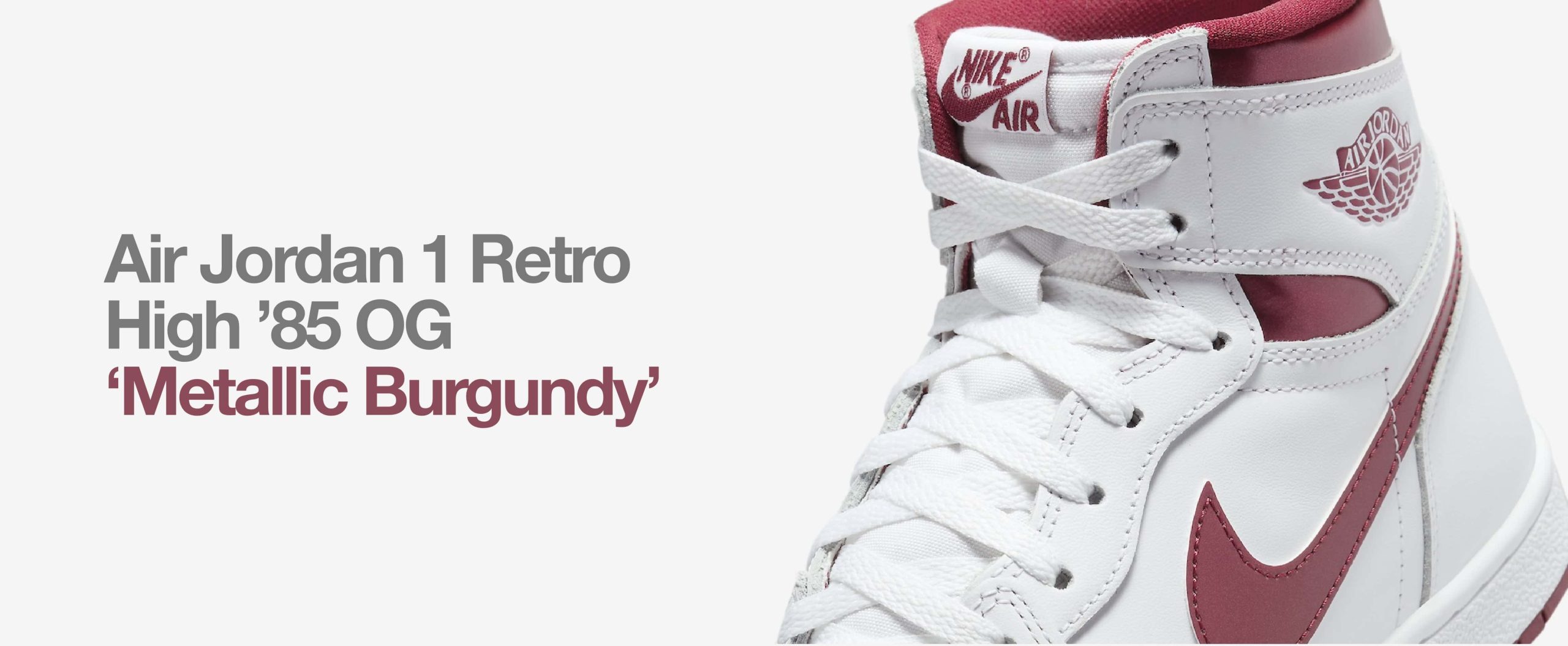 Air Jordan 1 High '85 OG 'Metallic Burgundy' - size? blog