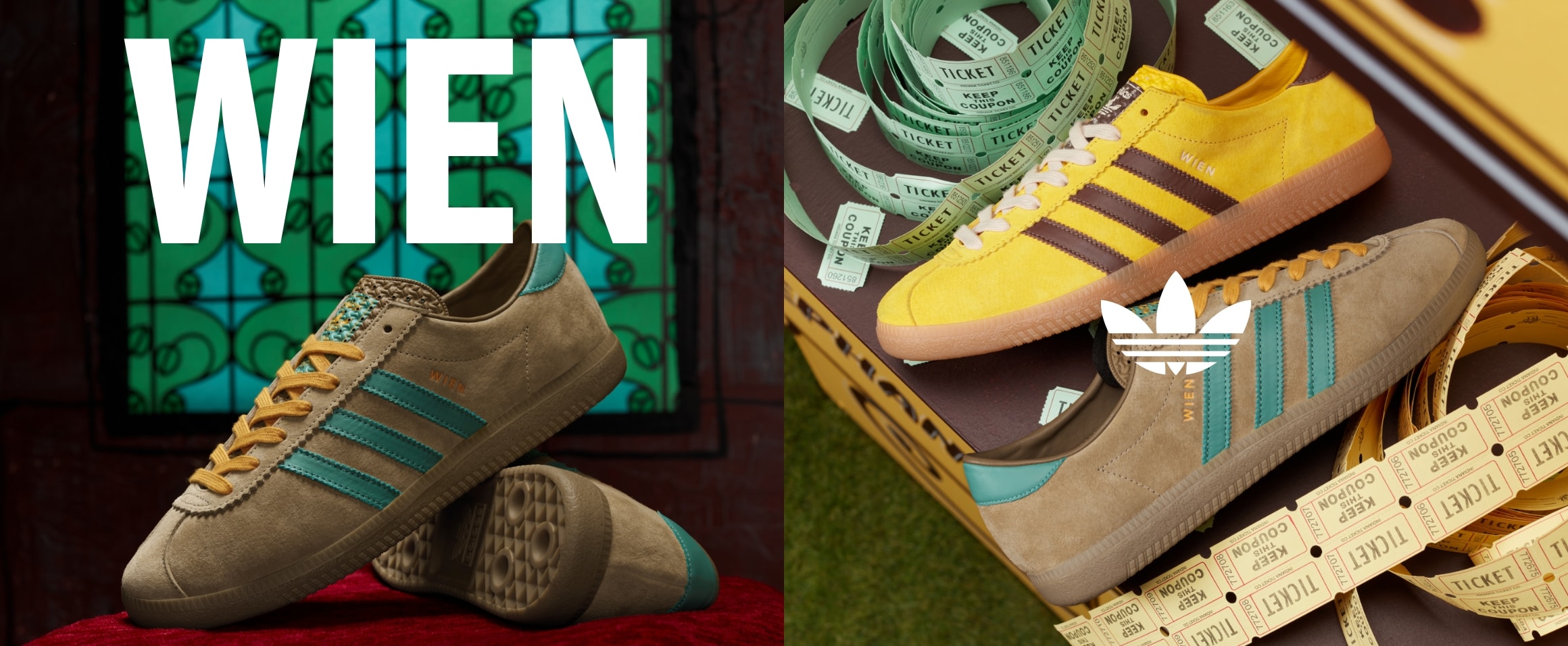 ADIDAS×size? CITY SERIES WIEN ブラウン 25.0 First Look // Adidas Originals x Size? 'Wien City' Collection