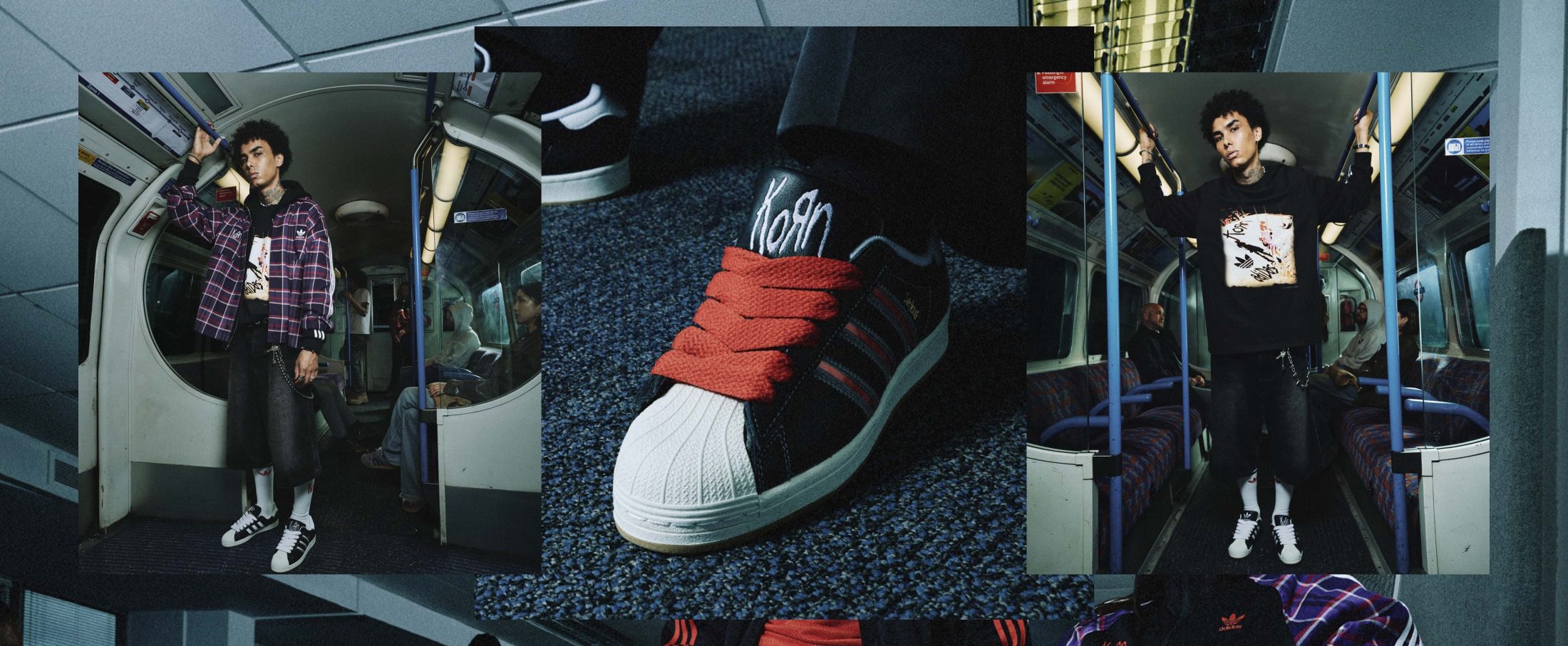 30.5 Korn × adidas Originals Campus '00s Korn x adidas Superstar Black White | IH1313 | The Sole Supplier