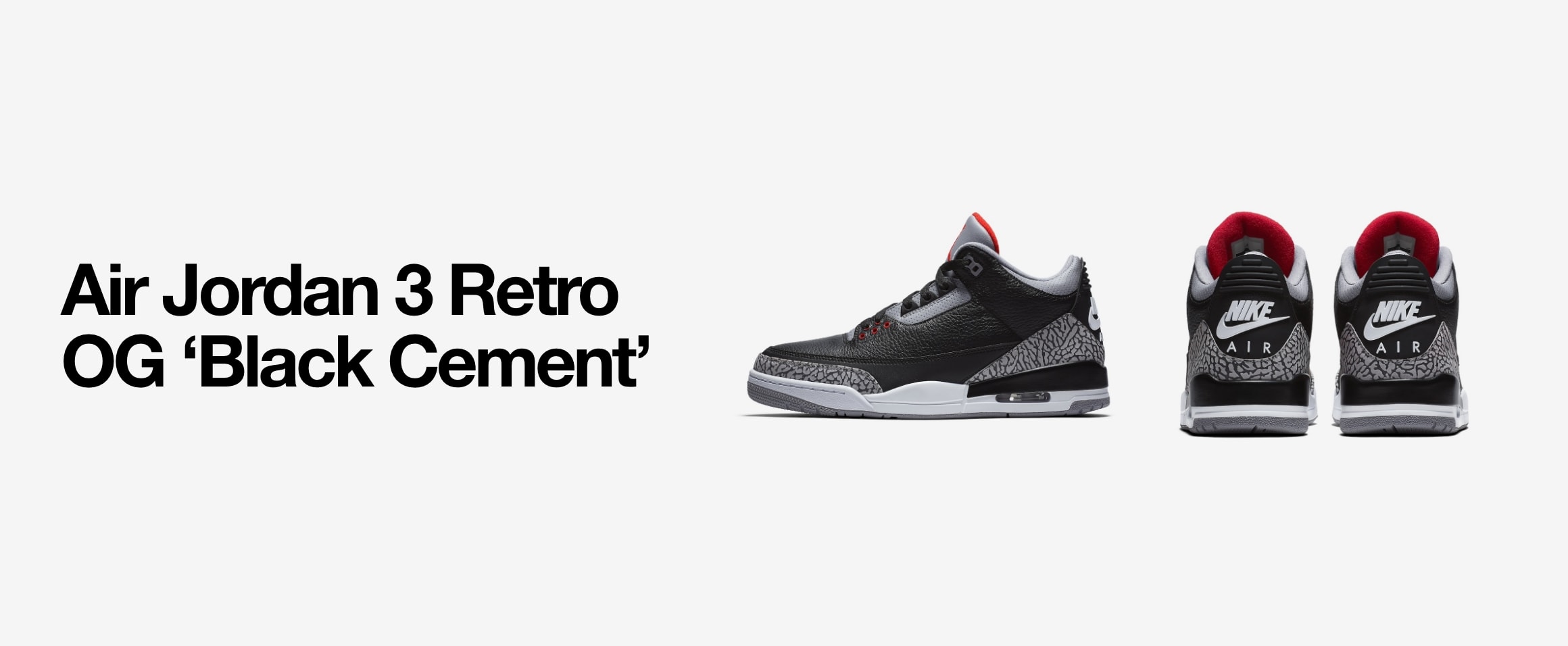 original jordan 3 black cement