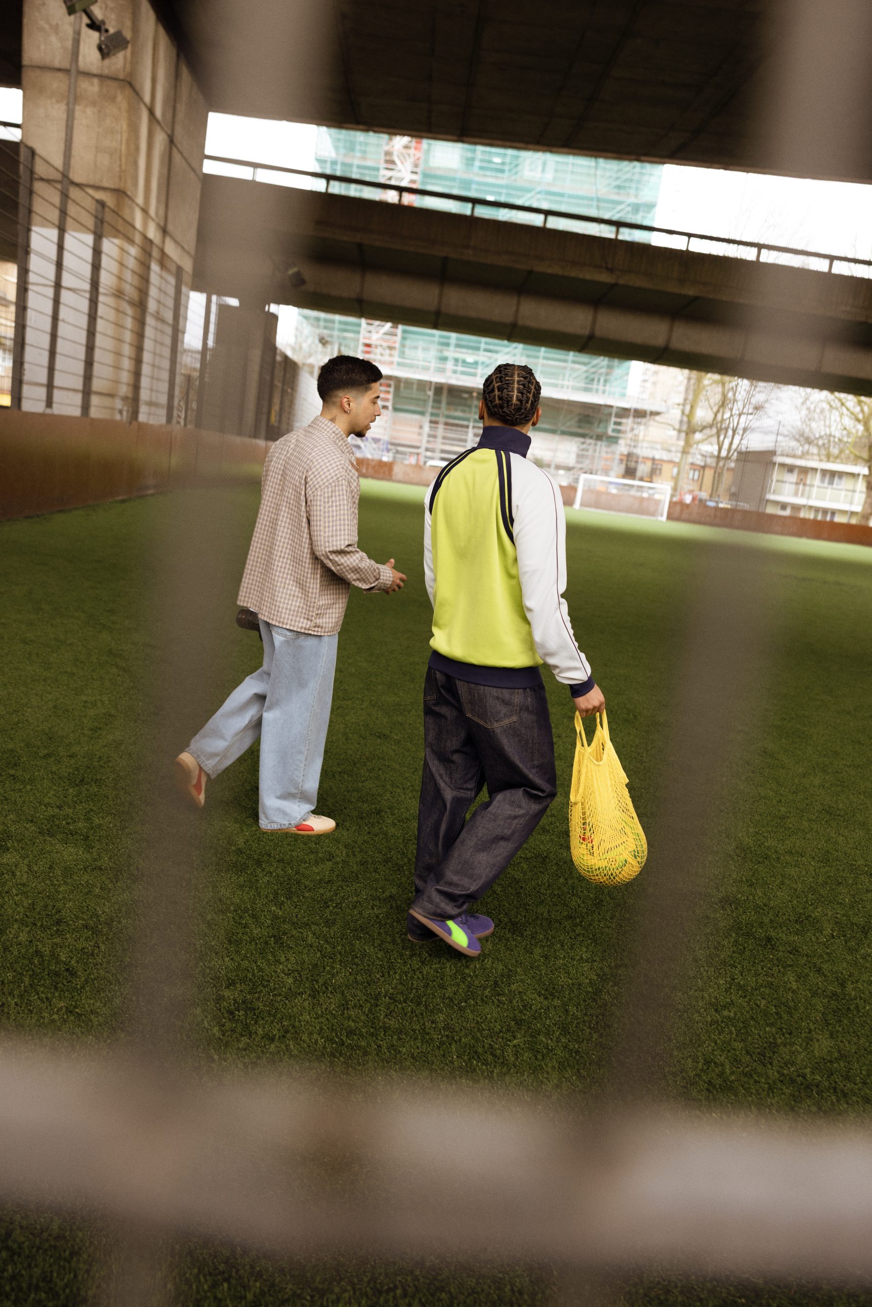 Wearing PUMA Brasil - size? exclusive on football pitch