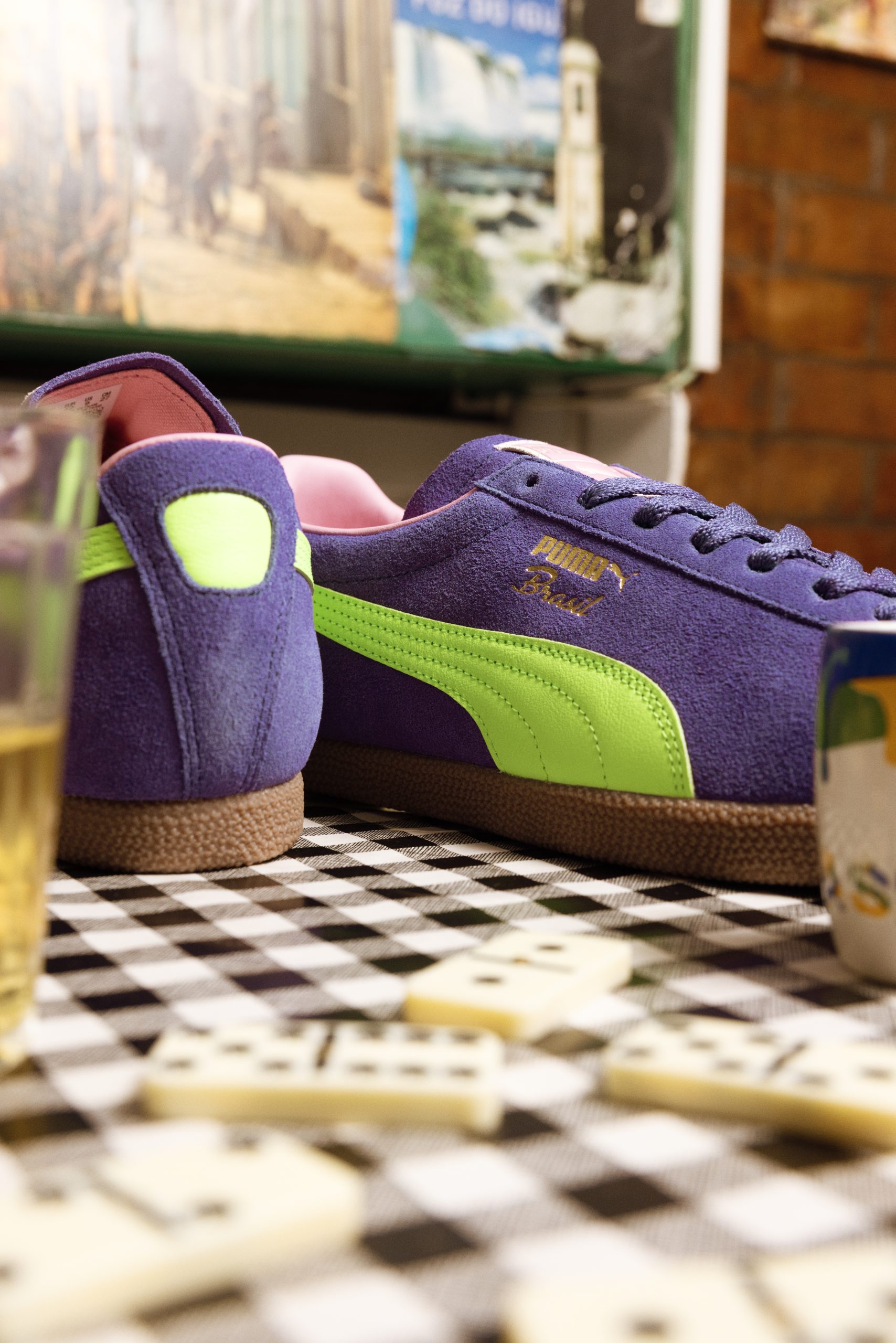 PUMA Brasil - size? exclusive in purple and green